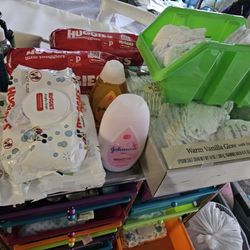 Premier Diapers, Wipes Shampoo And Lotion