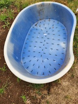 Outdoor dog bed/ planter/ or outdoor dog bath