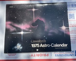 Llewellyn’s Astro Calendar 1975 Loaded with Info Zodiac Farming Love Pagan etc.