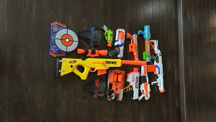 Set of Nerf Guns