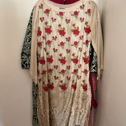 Pakistani  Shirt With   Agha Noor original 