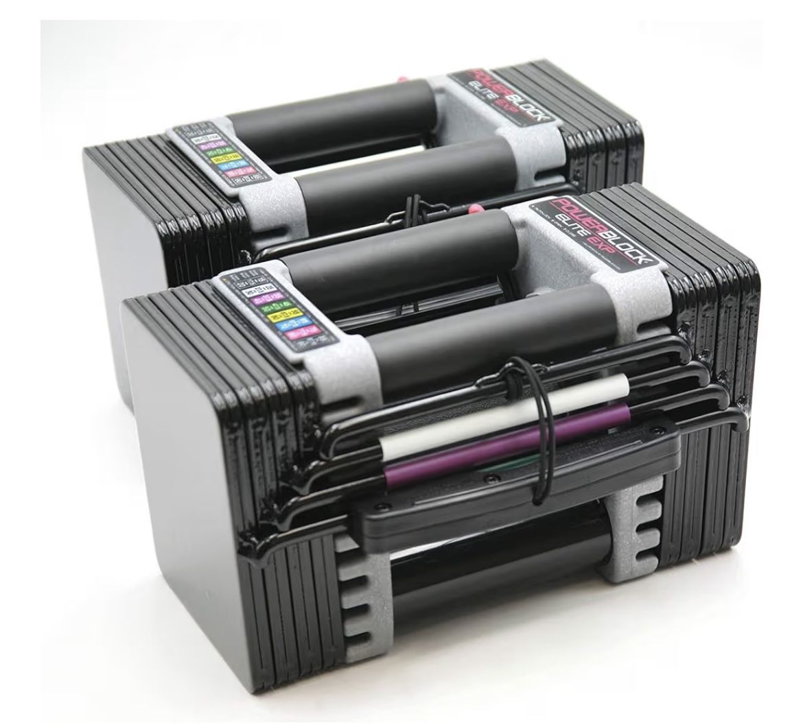 Powerblock Elite EXP Dumbbells Pairs Up To 50lbs