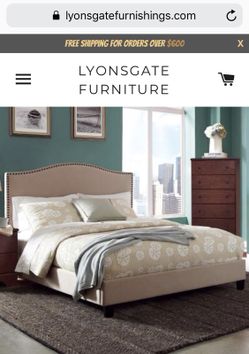 New Stylish headboard Footboard And Frame! Bedroom suite set mattress and Boxspring bed specials here