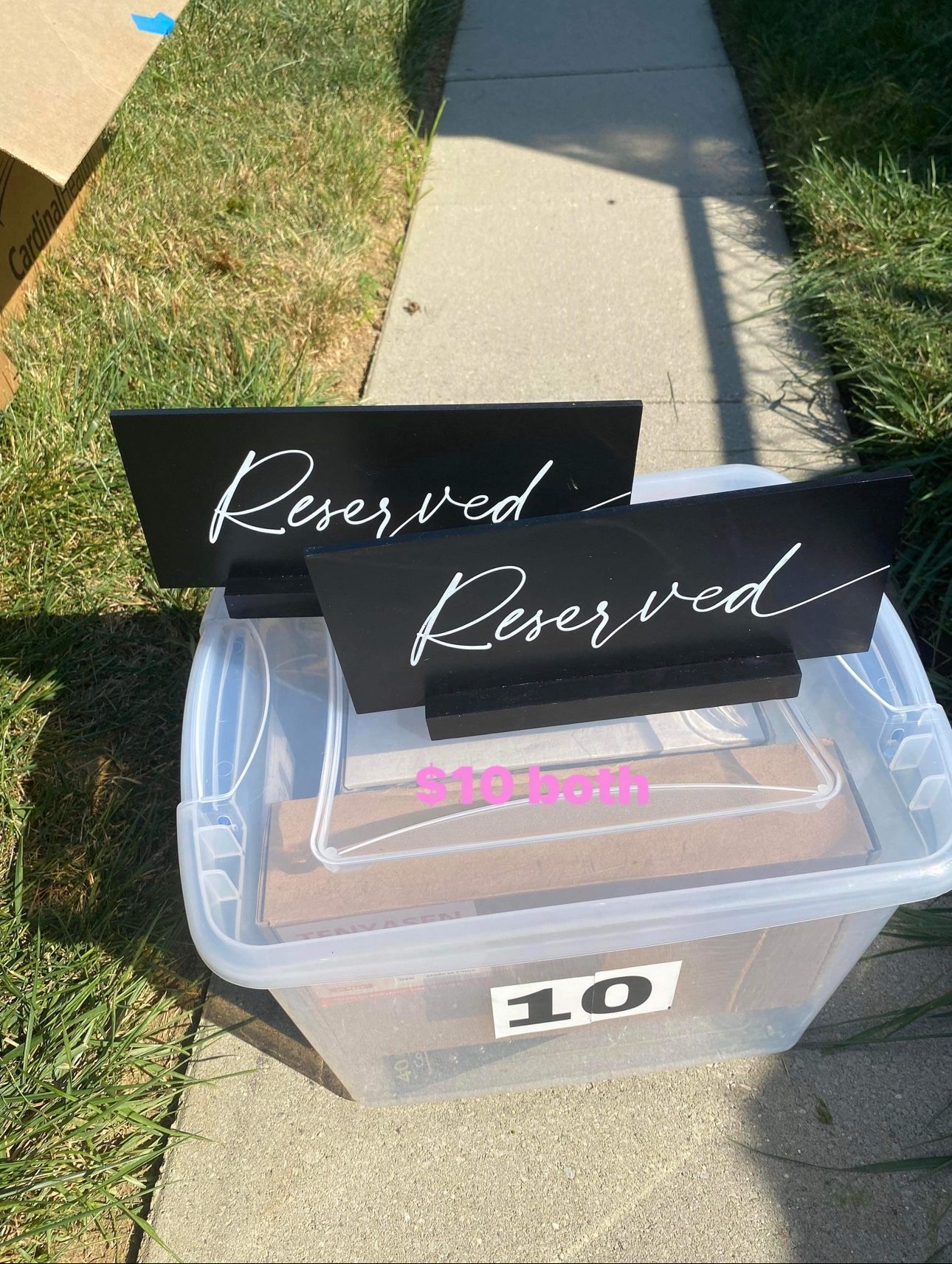 Reserved Signs 