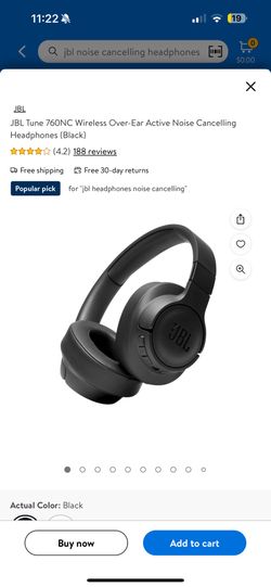 JBL Noise Free Headphones 