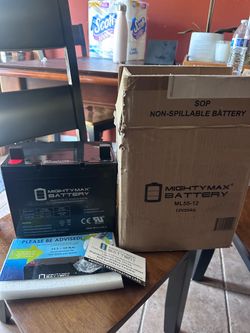 Mighty Max ML55-12 sealed battery.