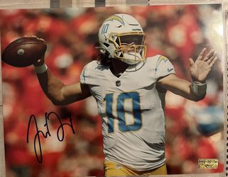 Justin Herbert Autographed Photo