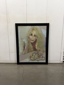 Rare lenticular poster from Cherβs βDressed to Killβ Tour