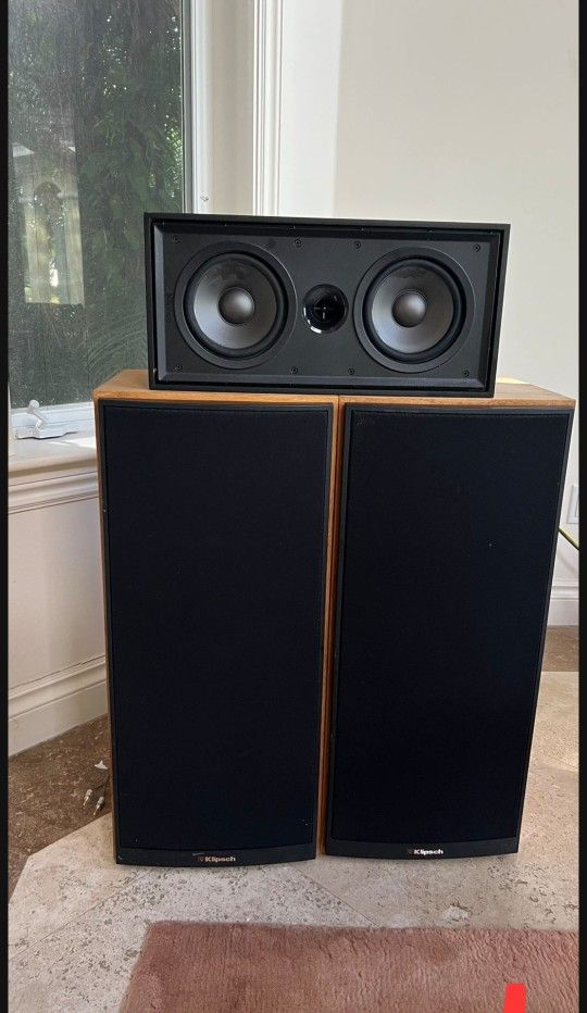 Klipsch Stereo Speakers: Stereo speakers: Klipsch KG2.2v and a pair of Klipsch KG4.2