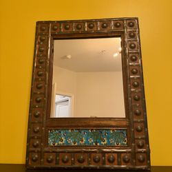 Moroccan Mango Wood Mirror