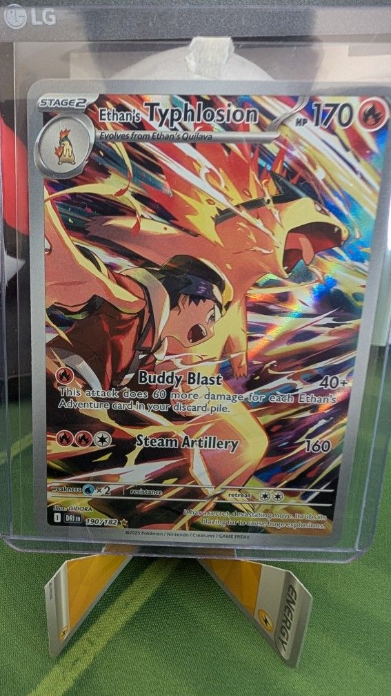 Ethan's Typhlosion 190/182- Destined Rivals-PACK FRESH and with ALL CARDS🔥