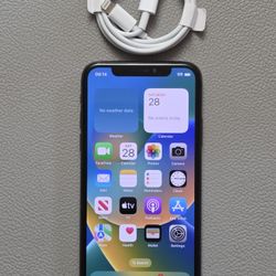 IPHONE X 64GB UNLOCK ANY CARRIER IN GREAT Condition 100% BATTERY 🔋 LIFE 