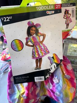 New Girls Minnie Mouse 2T costume