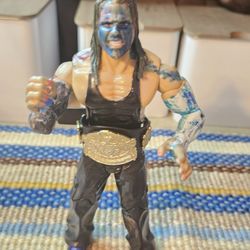 Vintage 2004 Jakks Pacific Jeff Hardy Figure Custom Paint