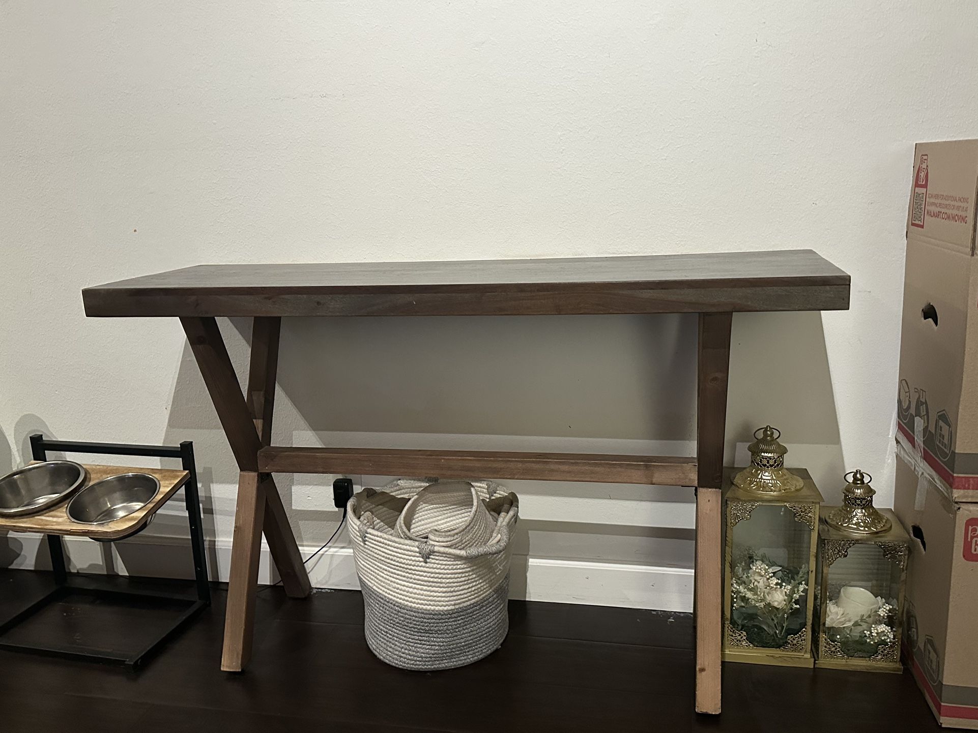 Wood End Table