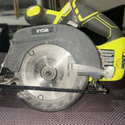 USED - RYOBI ONE + Model P505, 18V, 5 1/2” Circular Saw 4,700 min