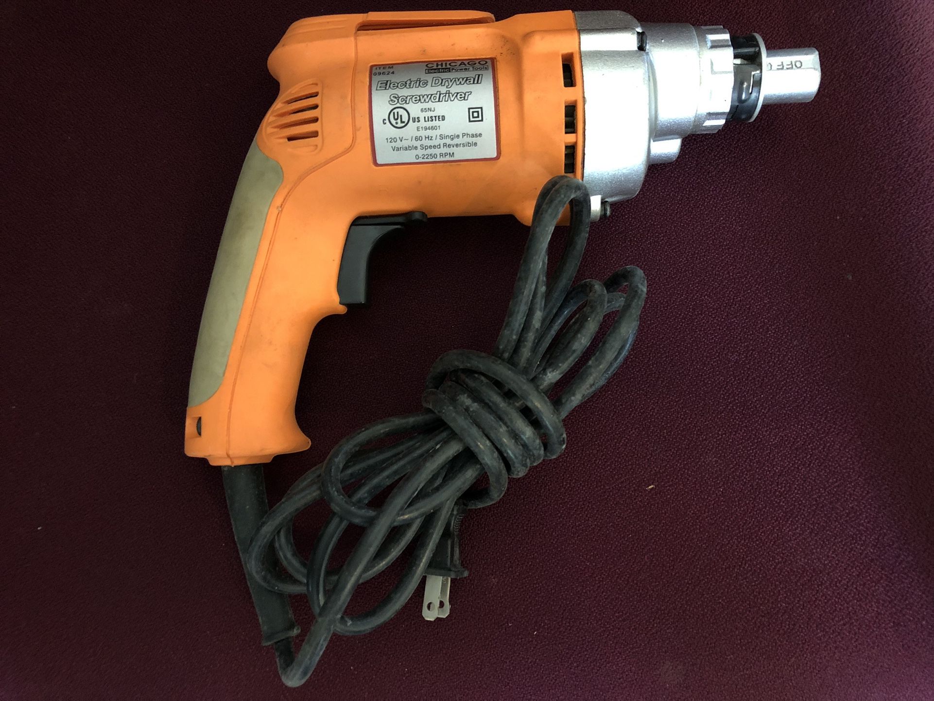 Chicago Dry Wall Screw Driver