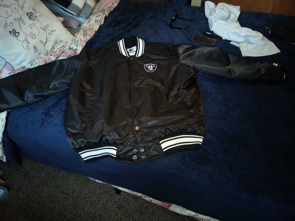 Raiders Starter Old School Jacket Black XXl