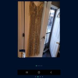 Gold Dress New Beautiful Size 2 