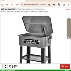 Harbor Freight Parts Cleaner