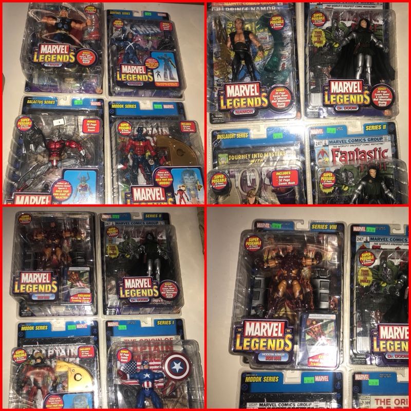 Marvel Legends Toy Biz Action Figure Thor Captain America Marvel Loki Dr.Doom Iron Man