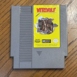 Werewolf The Last Warrior - Nintendo NES 1990 - Game Only