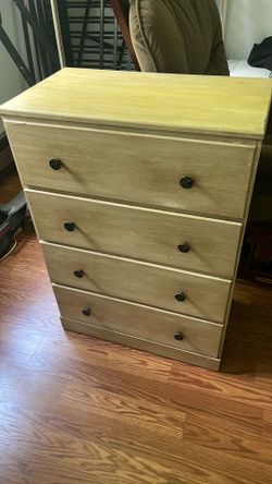 Brown 4 Drawer Dresser