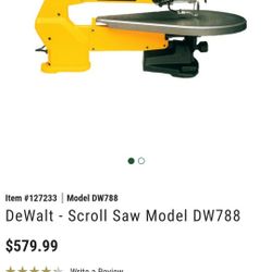 Dewalt Dw788 Scroll Saw