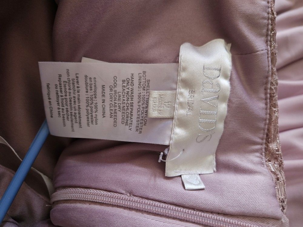 David's Bridal Bridesmaid Dress