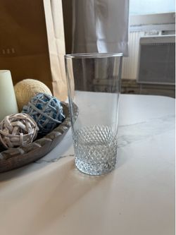 Beautiful POTTERY BARN Crystal Tea Glass