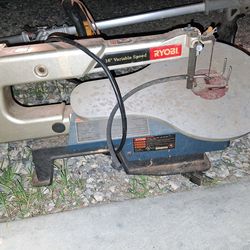 RYOBI 16 in. Scroll Saw with maximum cutting capacity and tool free blade changes.