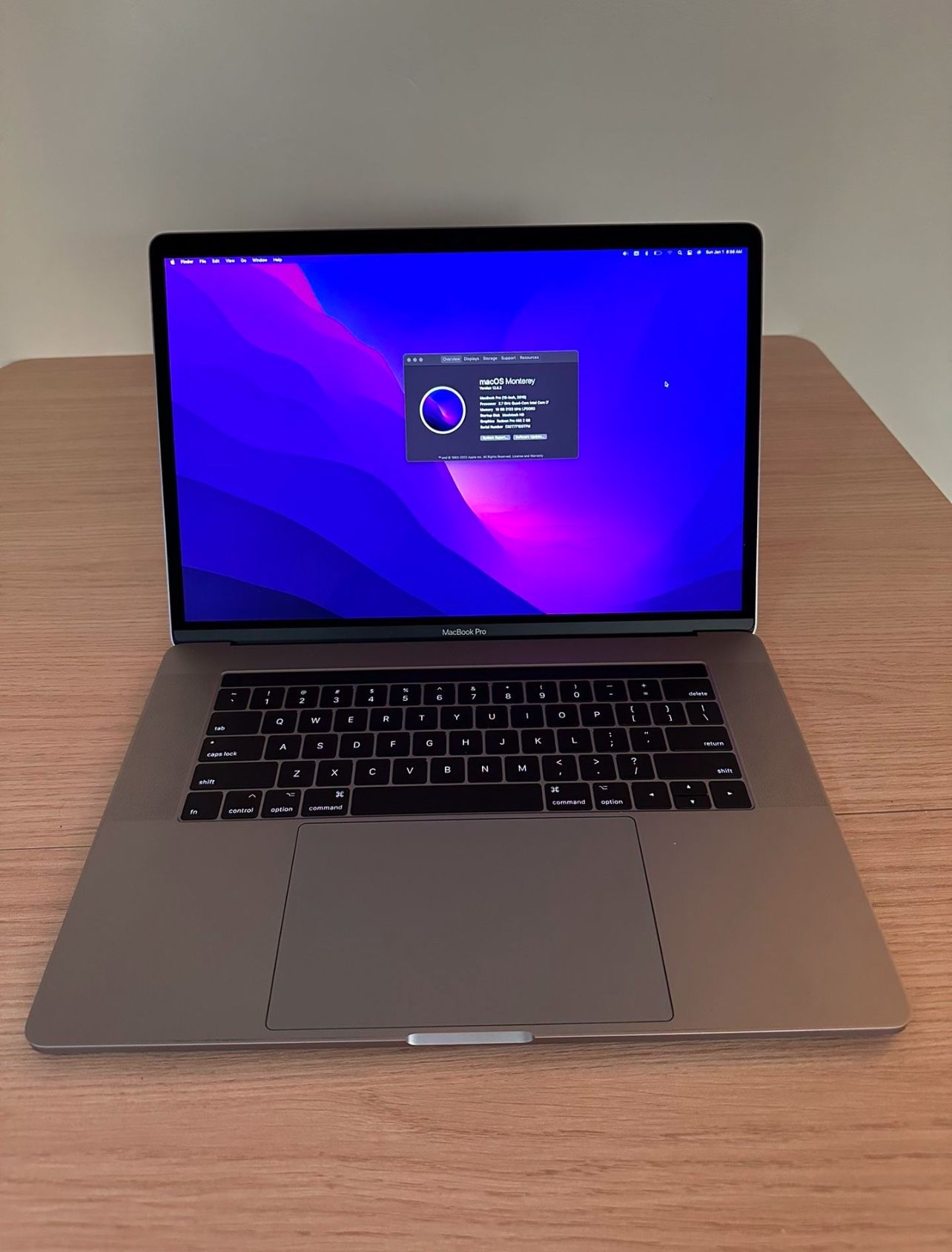 2016 MacBook Pro Touch Bar