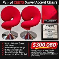 CEETS Swivel Accent Chairs