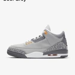 Jordan 3 Cool Grey Size 9