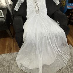 David’s Bridal Wedding Dress Size 16w
