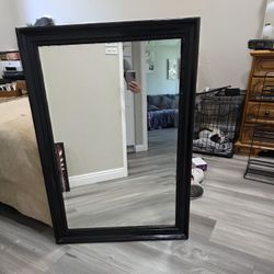 Black Decorative Mirror 