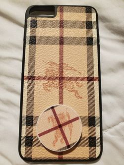 New luxury iPhone 6/6s plus phone case with free pop socket