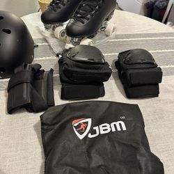 Men’s Roller Skates Set Size 11 – Worn Once! 