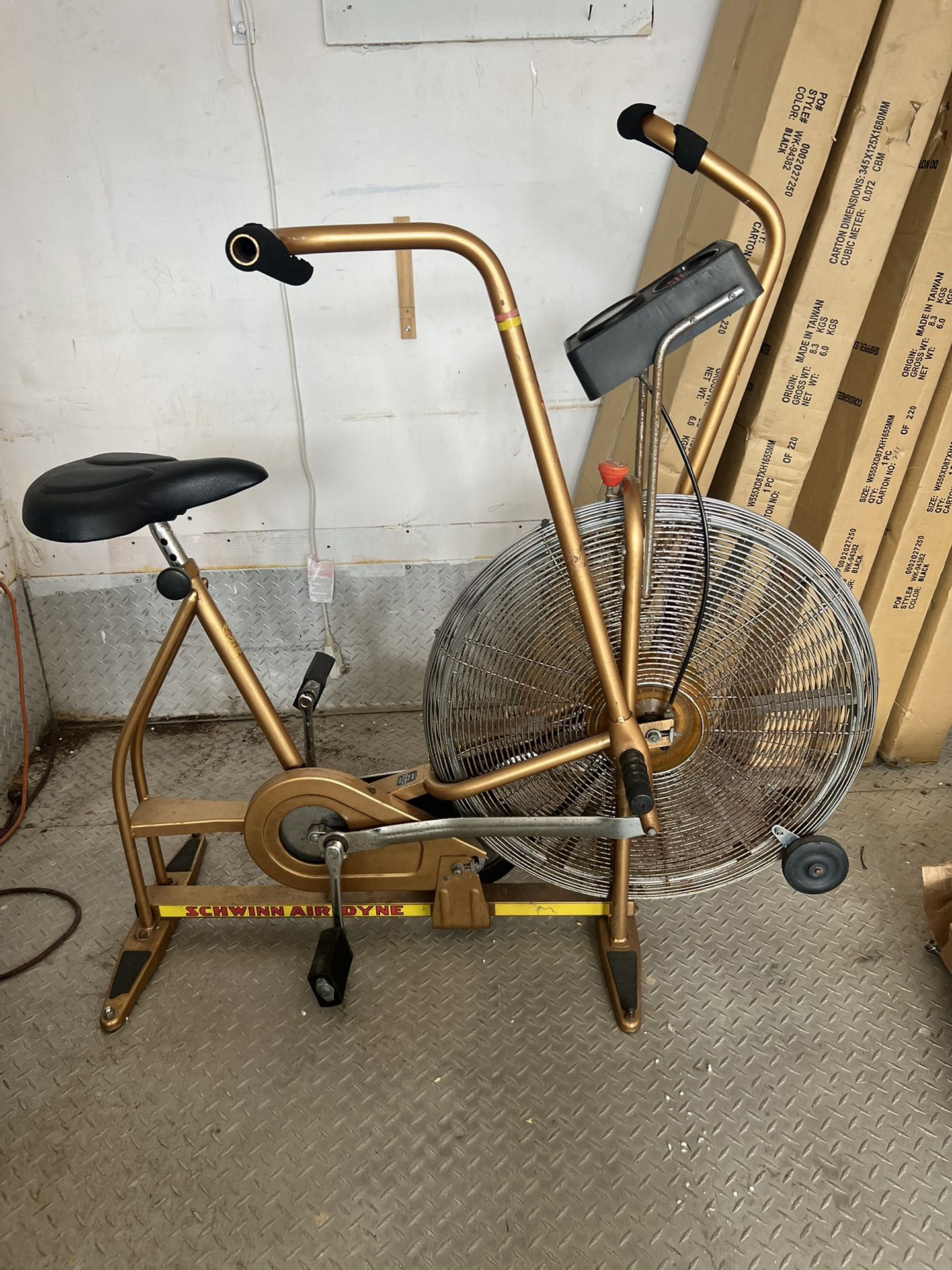 Vintage Schwinn Air Dyne Exercise Dual Action Stationary Bike