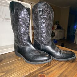 Rampage Women’s Black Walden Western Boots Size 10 