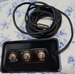 3-BUTTON FOOTSWITCH DESIGNED 4 THE PEAVEY TRANSTUBE SPECIAL 212 AMPLIFIER WITH CABLE SEE ALL PHOTOS