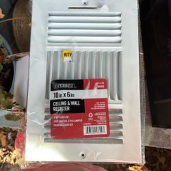 Ceiling And Wall Register