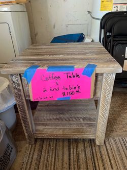 Coffee and 2 End tables