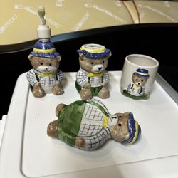 4 piece set bathroom accessories set