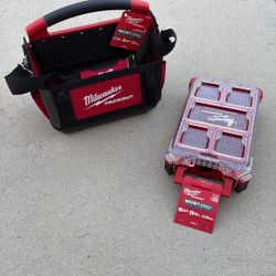 Milwaukee Pack Out 15 Inch Tote And Compact Organizer