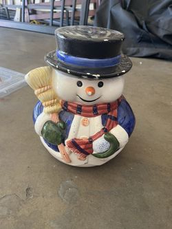 Snowman Cookie Jar