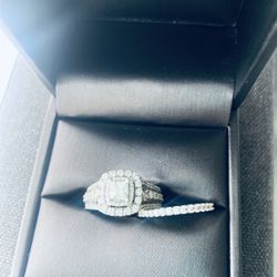 Bridal Ring Set From Kevin Jewelers With Certificate 
