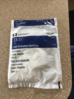 NEW Anti-embolism knee length socks, $5