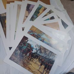 1985 Marines in the Frigate Navy 14 Color Prints, Waterhouse Military Art