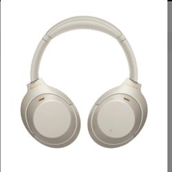 Sony WH-1000XM4 Wireless Noise Cancelling Over-Ear Headphones (Silver)- (International Version)
